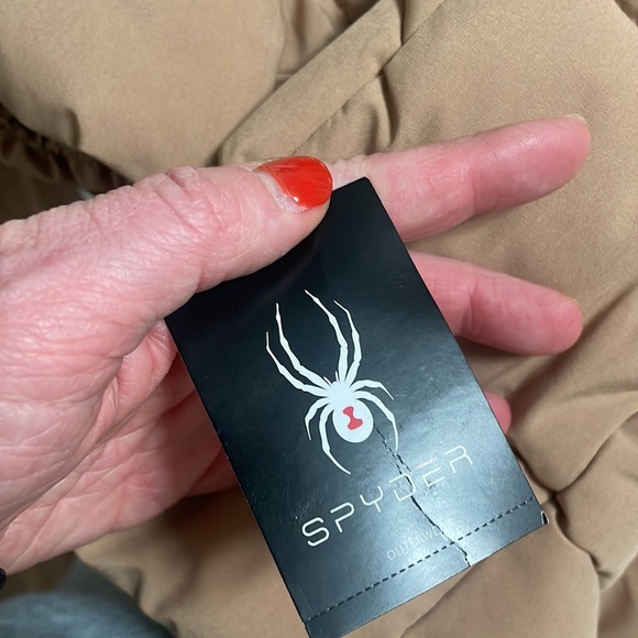 Spyder Thermaweb Jacket beige large new with tags - Picture 6 of 7